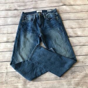 Frame Le Boy Zip Hem Crop Jeans Size 26
